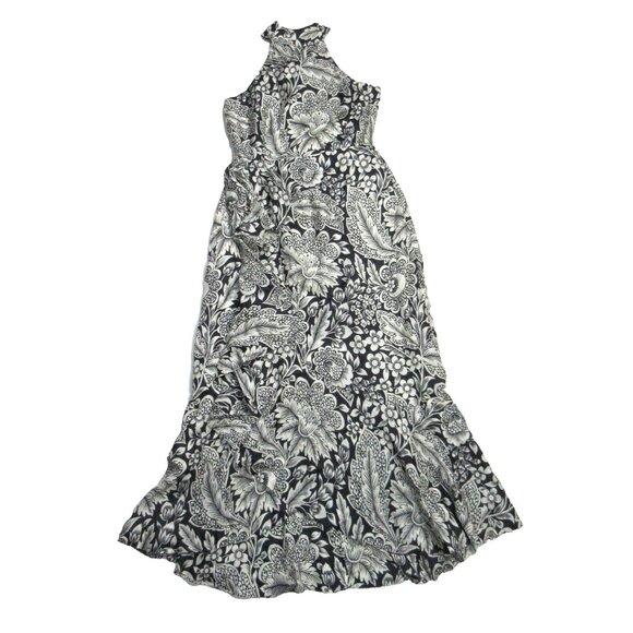 NWT J.Crew Collection Halter-tie Cupro-blend Dress in Classic Floral Print 4 - Picture 3 of 6